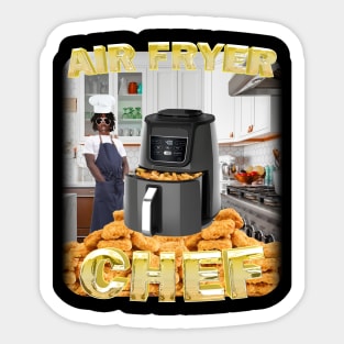 Air fryer chef Sticker